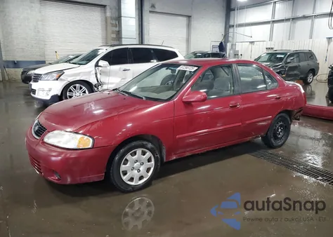 2000 Nissan Sentra Base z USA, uszkodzony, nr VIN 3N1CB51D0YL312150